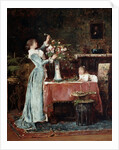 Composing a Bouquet, 1880s by Anonymous
