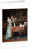 Composing a Bouquet, 1880s by Anonymous