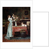 Composing a Bouquet, 1880s by Anonymous