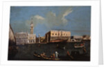 Grand Canal, Piazzetta and Doges Palace in Venice, 18th century by Anonymous