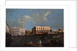 Grand Canal, Piazzetta and Doges Palace in Venice, 18th century by Anonymous