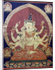 Guhyasamaja Akshobhyavajra (Thanka), 17th century by Anonymous