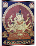 Guhyasamaja Akshobhyavajra (Thanka), 17th century by Anonymous
