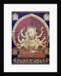 Guhyasamaja Akshobhyavajra (Thanka), 17th century by Anonymous