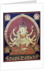 Guhyasamaja Akshobhyavajra (Thanka), 17th century by Anonymous