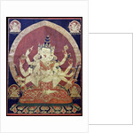 Guhyasamaja Akshobhyavajra (Thanka), 17th century by Anonymous
