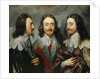 Charles I, King of England  (1600-1649), from Three Angles (The Triple Portrait), 1636. by Anonymous