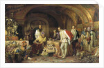 Ivan IV of Russia demonstrates his treasures to the ambassador of Queen Elizabeth I of England, 1875 by Anonymous