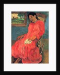Woman in Red Dress, 1891 by Anonymous