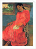 Woman in Red Dress, 1891 by Anonymous