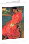 Woman in Red Dress, 1891 by Anonymous