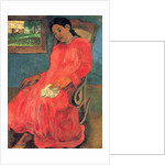 Woman in Red Dress, 1891 by Anonymous