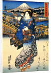 Nihonbashi in Edo, 1852 by Anonymous