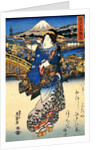 Nihonbashi in Edo, 1852 by Anonymous