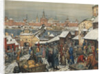 Novgorod Marketplace, end of 19th - early 20th century by Anonymous