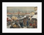 Novgorod Marketplace, end of 19th - early 20th century by Anonymous