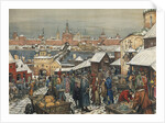 Novgorod Marketplace, end of 19th - early 20th century by Anonymous