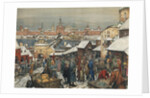 Novgorod Marketplace, end of 19th - early 20th century by Anonymous