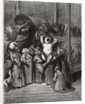 Illustration to the book Gargantua and Pantagruel by Rabelais, 1854 by Anonymous