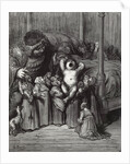 Illustration to the book Gargantua and Pantagruel by Rabelais, 1854 by Anonymous