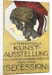 Plakat to the first international exhibition of art, Secession, 1893 by Anonymous