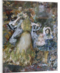 Self-portrait with wife and daughter, 1910 by Anonymous