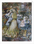 Self-portrait with wife and daughter, 1910 by Anonymous