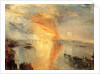 The Burning of the Houses of Parliament, 1834 by Anonymous