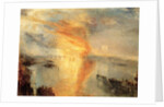 The Burning of the Houses of Parliament, 1834 by Anonymous