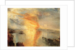 The Burning of the Houses of Parliament, 1834 by Anonymous