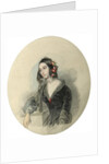 Portrait of the poetess Yevdokiya Rostopchina,, 1846 by Anonymous