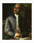 Portrait of the writer Vasily Grigorievich Ruban,, 1786 by Anonymous