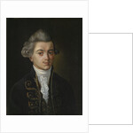 Portrait of the fabulist Ivan Khemnitser,, Russian painting of 19th century by Anonymous