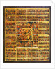 Year Calendar with the Scenes of the Passion of the Christ, second half of the 19th century by Anonymous