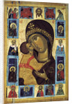 The Virgin Eleusa with Selected Saints, early16th century by Anonymous