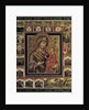 The Virgin of Tikhvin with Border Scenes, first quarter of 19th century by Anonymous