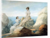 Empress Alexandra Fyodorovna with Daughter Grand Duchess Maria Nikolaievna of Russia, 1820s by Anonymous
