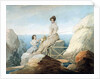 Empress Alexandra Fyodorovna with Daughter Grand Duchess Maria Nikolaievna of Russia, 1820s by Anonymous