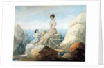 Empress Alexandra Fyodorovna with Daughter Grand Duchess Maria Nikolaievna of Russia, 1820s by Anonymous