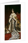 Portrait of Empress Alexandra Fyodorovna of Russia, the wife of Tsar Nicholas II, 1890s by Anonymous