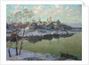 Early Spring, A City at the River, 1916 by Anonymous