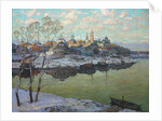 Early Spring, A City at the River, 1916 by Anonymous