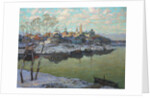 Early Spring, A City at the River, 1916 by Anonymous