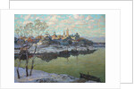 Early Spring, A City at the River, 1916 by Anonymous