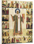The Metropolitan Peter of Moscow with Scenes from His Life, 1480s by Anonymous