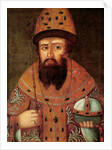 Portrait of the Tsar Michail I Fyodorovich of Russia,, early 17th century by Anonymous