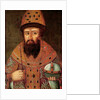 Portrait of the Tsar Michail I Fyodorovich of Russia,, early 17th century by Anonymous