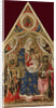 Madonna and Child, with a Bishop, St John the Baptist and Angels, early 15th century by Anonymous