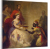 Queen Victoria Giving the Bible to an African Chief', 1861. by Thomas Jones Barker