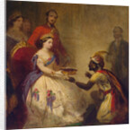 Queen Victoria Giving the Bible to an African Chief', 1861. by Thomas Jones Barker